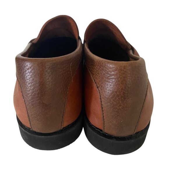 Rockport Brown Leather Penny Loafers 12W Slip-On Casual Shoes Office Men 501843 - Picture 2 of 7